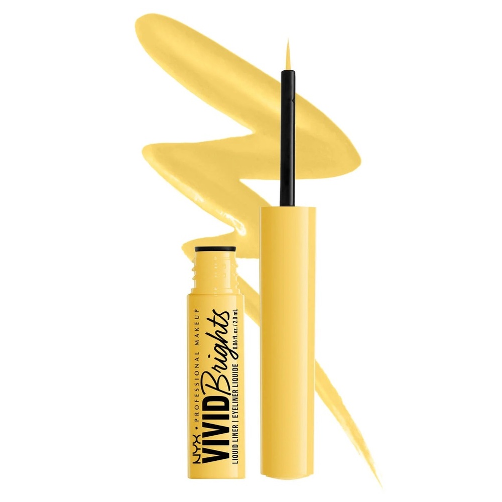 NWT NYX Vivid Brights Colored Liquid Eyeliner in “Had Me At Yellow”